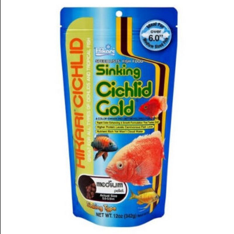 Hikari Cichlid Gold Sinking Medium Pellets 342g